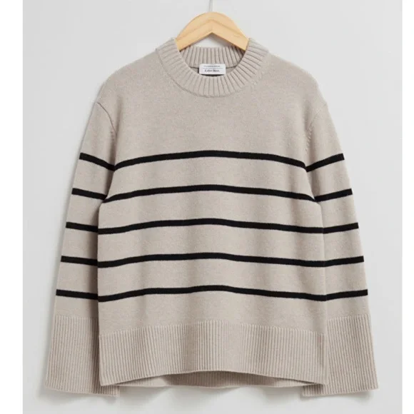 euc and other stories wool stripe sweater - Picture 1 of 8